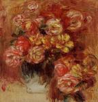 Pierre-Auguste Renoir - Vase de roses 3