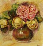 Pierre-Auguste Renoir - Vase de roses