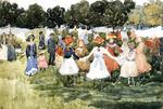 Maurice Brazil Prendergast - Anneau autour de la rose