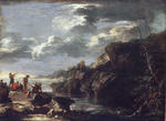 Salvator Rosa - Bandits sur une côte rocheuse