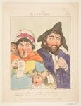 Thomas Rowlandson - Rapture, de Le Brun Travested