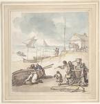 Thomas Rowlandson - Scène de rivage