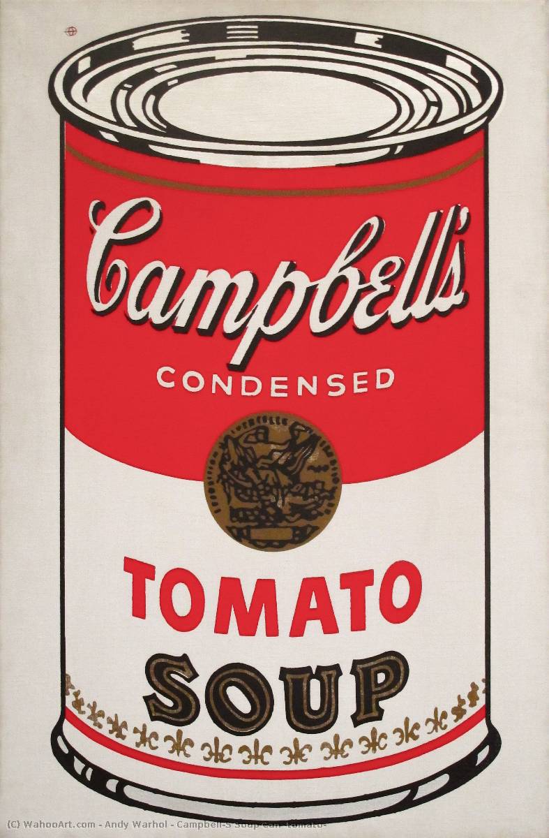Campbell`S soupe can ( tomate ) de Andy Warhol (19281987, United
