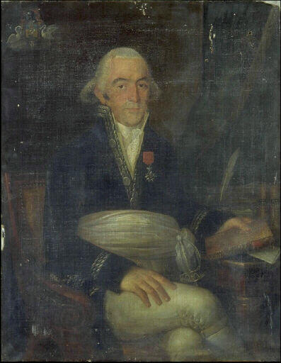 Réplique De Peinture Portrait de benoist de lhomond , maire de