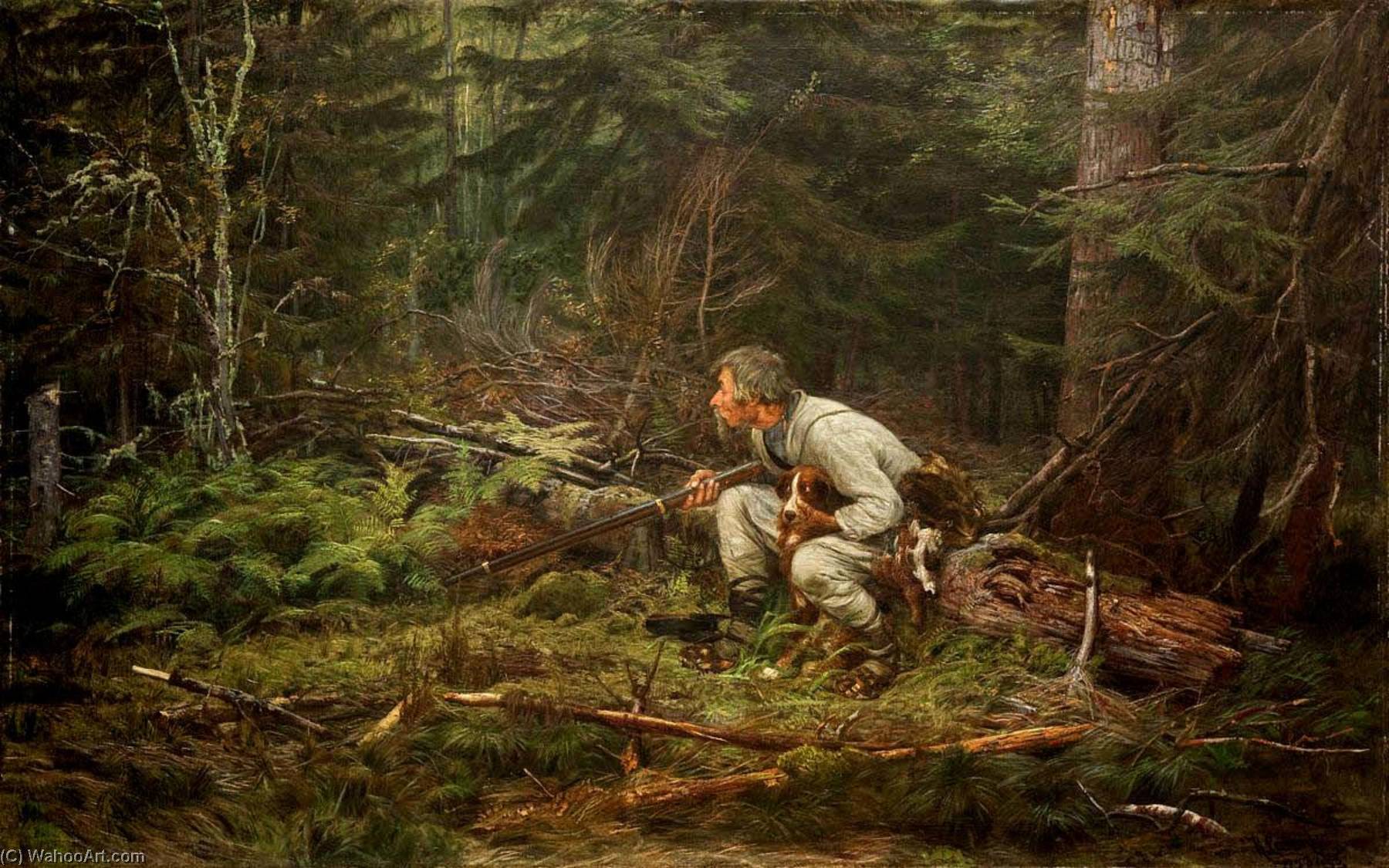 Reproductions De Peintures Le chasseur, 1874 de Konstantin Apollonovich ...