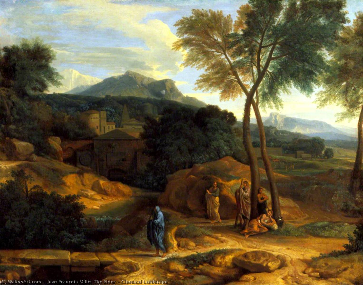 Reproductions D'art classique paysage de Jean François Millet The Elder