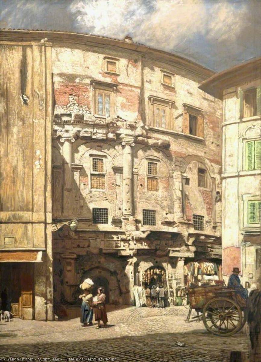 Réplique De Peinture théâtre de marcellus , Rome, 1927 de Sydney Lee
